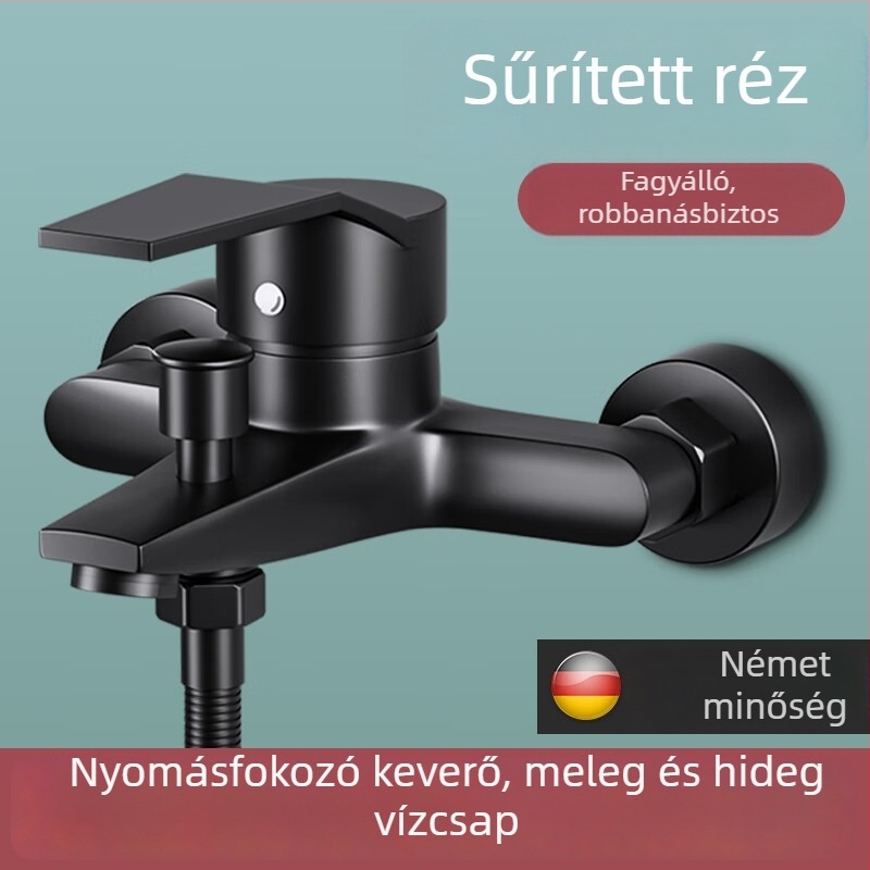 Beépített háromrészes keverő zuhanycsaptelep kerámiás szeleppel, test cinkötvözet, bemeneti csatlakozás 20 mm, modell LJ5478