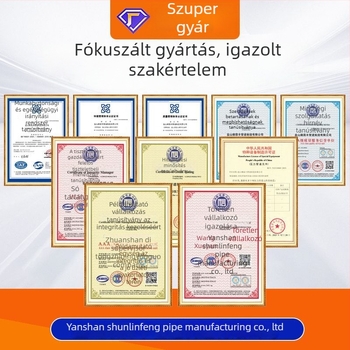 Rozsdamentes acél 304/316L nyakú hegesztett flanš, nagy nyomású, síkhegesztésű, DN20–DN2000