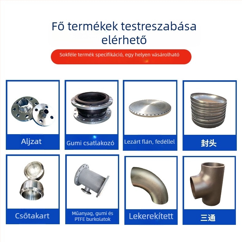 Szénacél butt-weld flange, oldalsó típus, hegesztett kapcsolattal, Yapeng márka, minősítés: Qualified