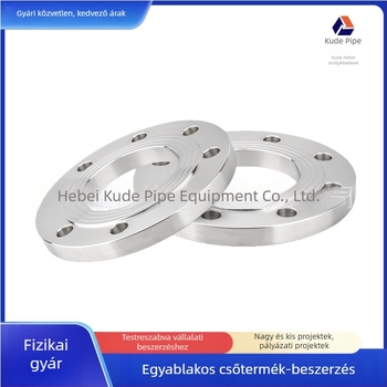 Q235 szénacél sík hegesztett csatlakozó, galvanizált, DN15–4000, horizontális típus