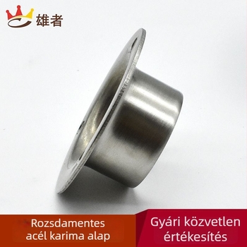 Vastagított rozsdamentes acél flánc tartó vízszintes ruhaszárító rúdhoz erkélyre