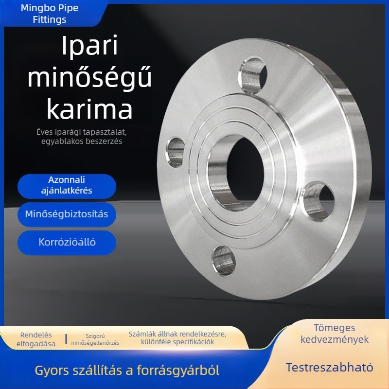 Rozsdamentes acélból készült magasnyomású körfalan, vastagfalú lemez típusú, Butt-Weld csatlakozás