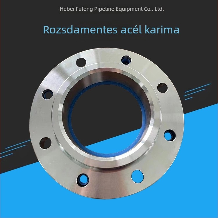 Nyakszéllel készült butt-welding flanš, 316 rozsdamentes acélból, kovácsolt hegesztett flanš, nagy nyomású, axiális típus, modell FD261, Ø20–1000 mm