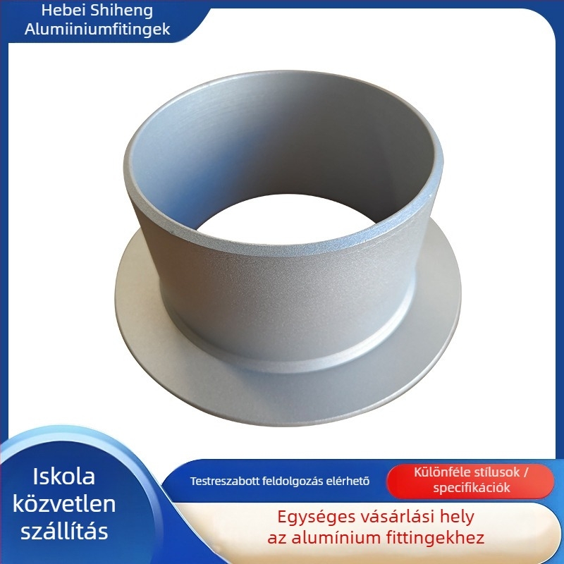 Alumínium ötvözet flánc, vízszintes típus, hegesztett csatlakozás, modell DN15–DN4000, testreszabott átmérő