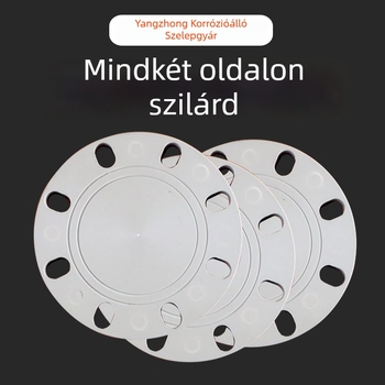 FRPP műanyag blind lemez – PN10, kereszttípus, hegesztett csatlakozás