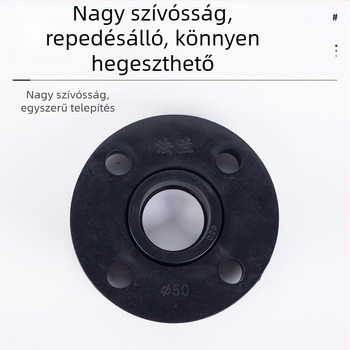 PE teljesen műanyag flánksa készlet, dugós csatlakozású, injekcióval öntött flange vízvezetékekhez
