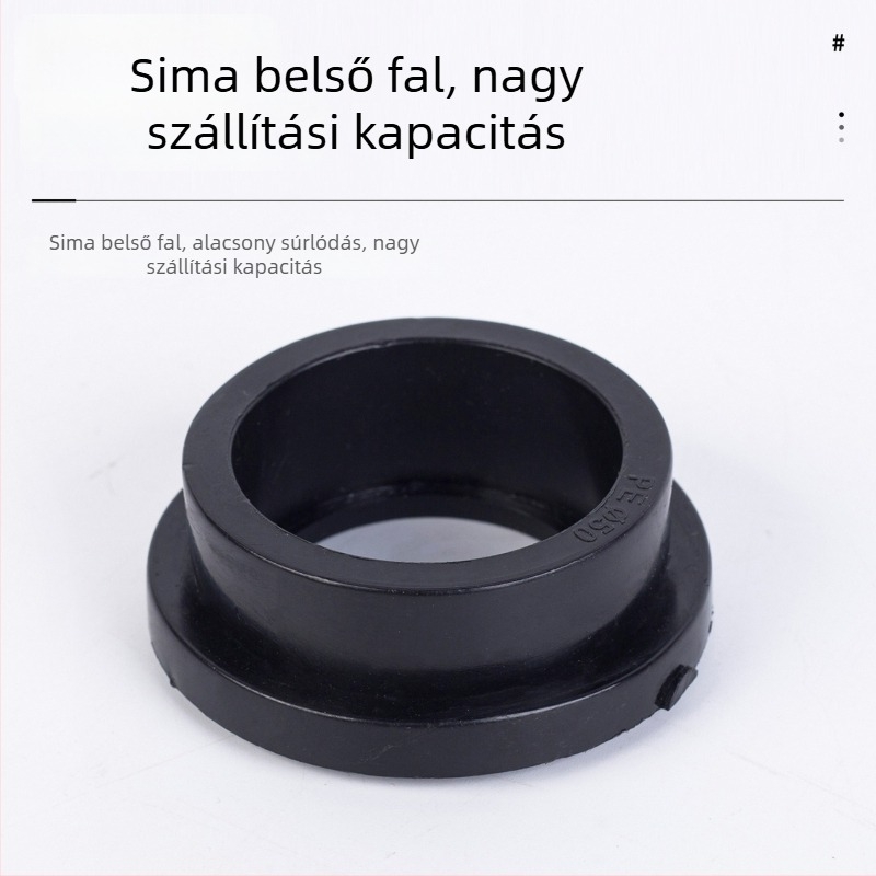 PE teljesen műanyag flánksa készlet, dugós csatlakozású, injekcióval öntött flange vízvezetékekhez