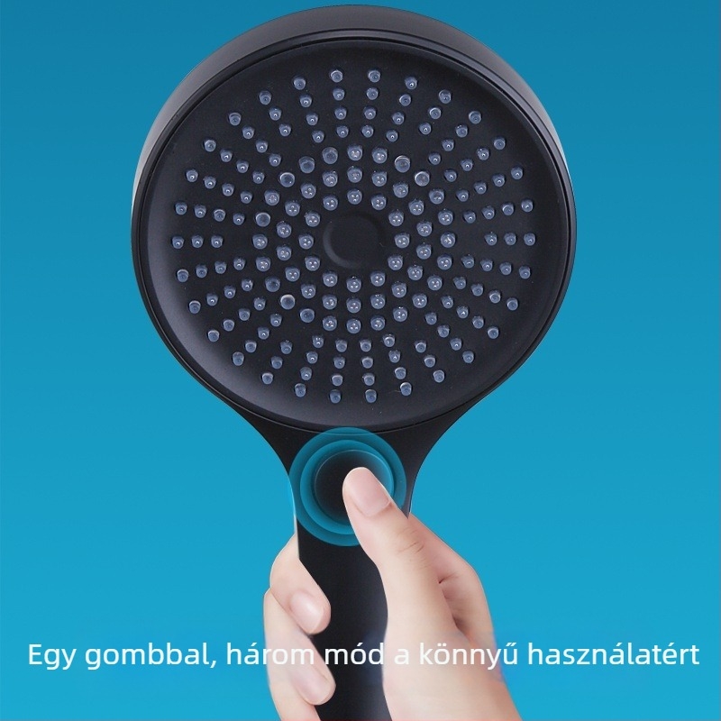 Háromfunkciós kézi zuhanyfej, ABS + folyékony szilikon, Modell BL-6002, 0–60°C működési tartomány, 0,8 MPa névleges nyomás