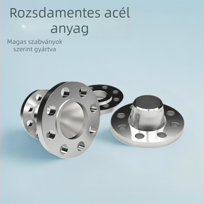 Rozsdamentes acélból készült kovácsolt, lapos hegesztésű flanész, axiális típus, DN100, Ø108/114, Gb/t9119-2010
