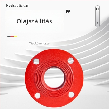 Axiális típusú idom kampós csatlakozással, nagy nyomásállóság, modell: Flange, tömítés