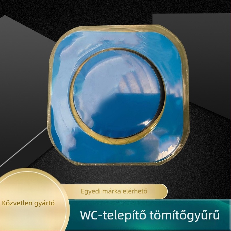 WC tömítőgyűrű vastagított alapflanxissal – gumi, kézi szerelés, injekciós formázás, Dafeng