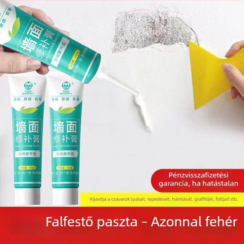 Szagtalan faljavító paszta, fehér, beltéri vízálló javító paszta