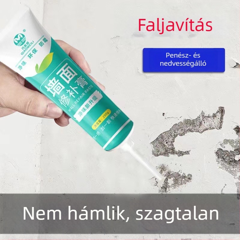 Szagtalan faljavító paszta, fehér, beltéri vízálló javító paszta
