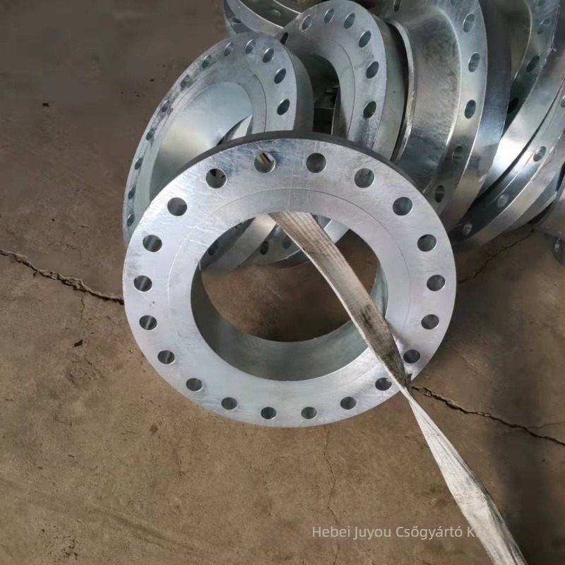 Szénacélból készült butt-weld flanš, epoxipor bevonattal, kereszt típus, csavaros kapcsolattal, DN PN, Nemzeti szabvány vegyi- és kőolajipari gépekhez