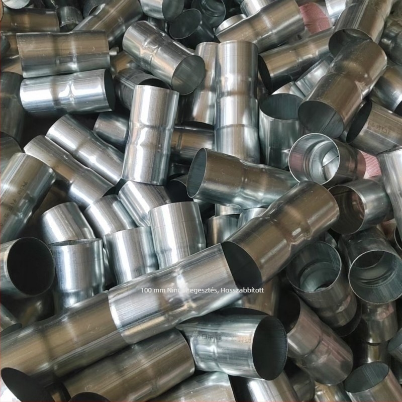 Forrasztás nélküli galvanizált csőhüvely-csatlakozó, szénacélból, falvastagság 1–3 mm, Kiváló minőség