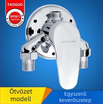 Nyílt zuhany-keverő készlet TG-MING, részben réz, CE tanúsítvány, egyetlen csatlakozás