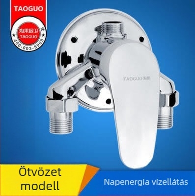 Nyílt zuhany-keverő készlet TG-MING, részben réz, CE tanúsítvány, egyetlen csatlakozás