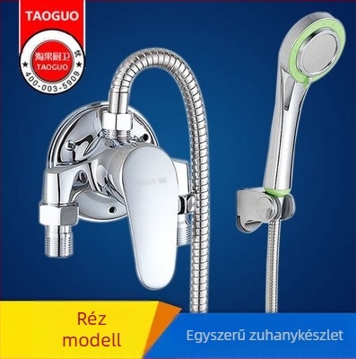 Nyílt zuhany-keverő készlet TG-MING, részben réz, CE tanúsítvány, egyetlen csatlakozás