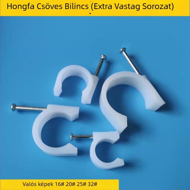Hongfa műanyag cső- és vonalszorító -16/-20/-25/-32/-40/-50, falvastagság 5, AAA osztály