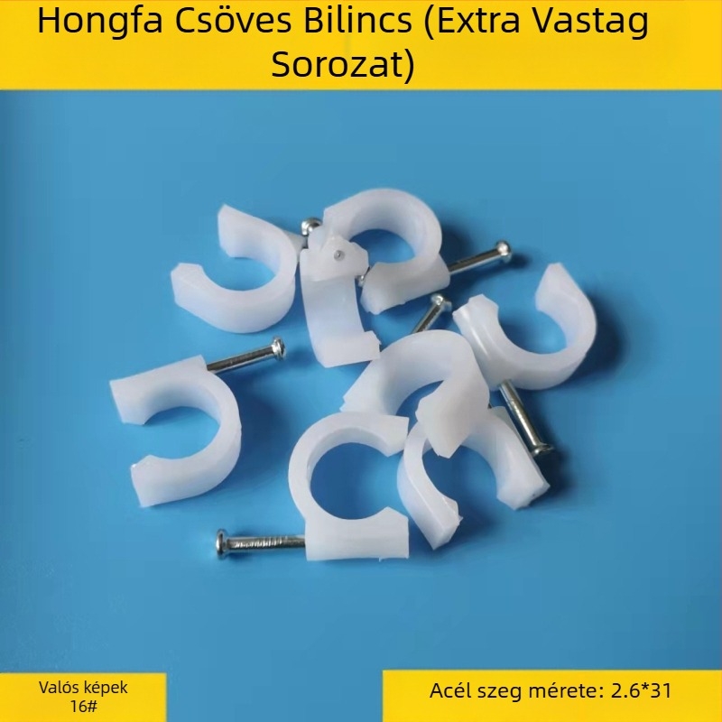 Hongfa műanyag cső- és vonalszorító -16/-20/-25/-32/-40/-50, falvastagság 5, AAA osztály