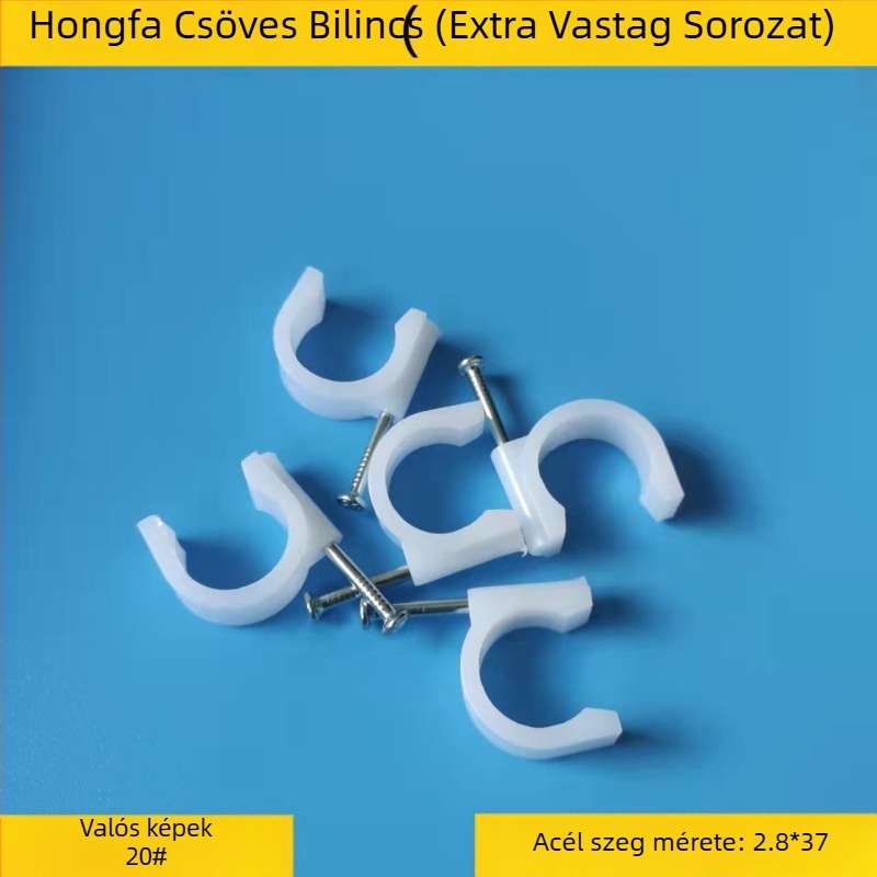 Hongfa műanyag cső- és vonalszorító -16/-20/-25/-32/-40/-50, falvastagság 5, AAA osztály