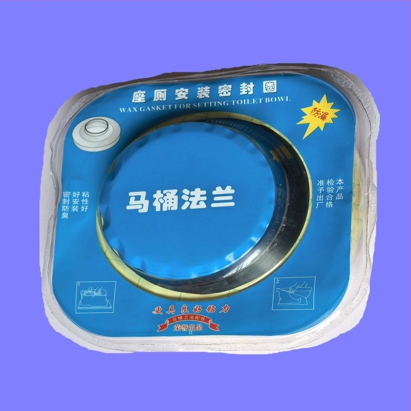 Egyrészes WC-flanész tömítőgyűrű, szivárgásmentes és szagmentes, injekciós formázású agyagból, modern minimalista dizájn