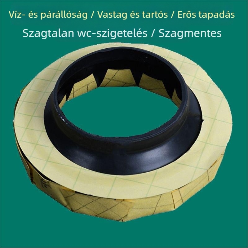 WC flanx tömítés – gumi, Huixin márka, kézi telepítés, injekciós öntés, modern minimalist dizájn