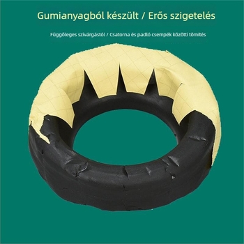 WC flanész tömítőgyűrű, gumi, Huixin YN-7057, injekciós öntés, modern minimalist stílus