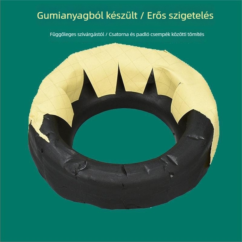 WC flanész tömítőgyűrű, gumi, Huixin YN-7057, injekciós öntés, modern minimalist stílus