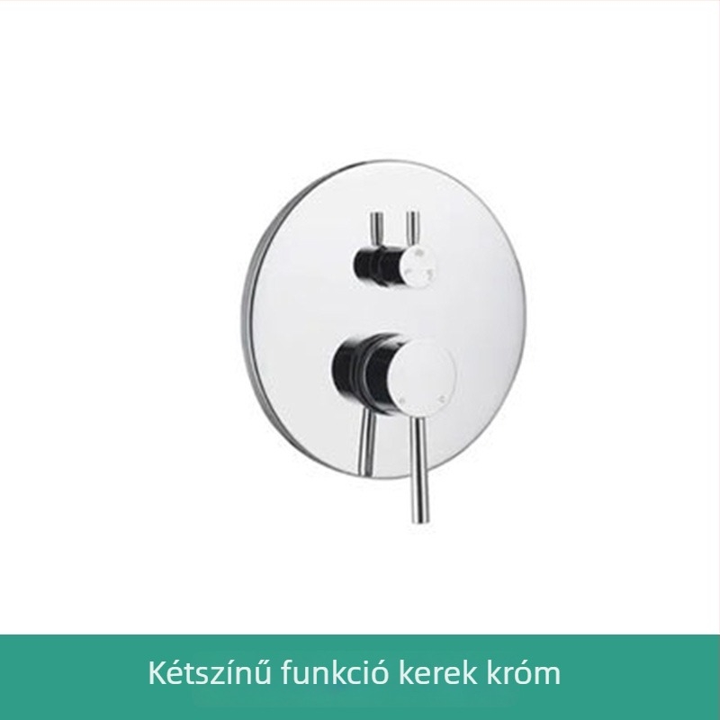 Rejtett falba épített zuhanykészlet, négyszögletes forma, modell jsd077, réz anyag, esőfunkció