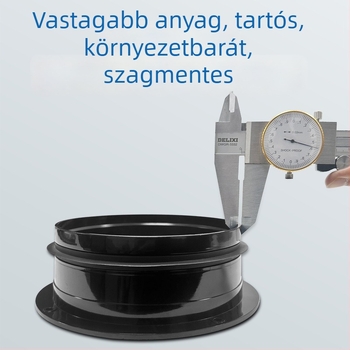 PVC flan perem csatlakozó a szellőzőcsövekhez, csavaros kapcsolattal, nagy nyomásállóság, modell 110/160