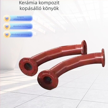 Szénacélból készült 90°-os könyökszerelvény, hegesztett csatlakozás, DN50, falvastagság 4 mm