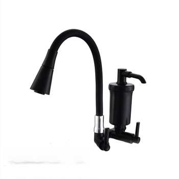 QT9936 konyhai mosogató keverőcsap, falba épített kivitel, ABS anyag, 10–80°C működési tartomány