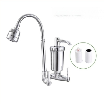 QT9936 konyhai mosogató keverőcsap, falba épített kivitel, ABS anyag, 10–80°C működési tartomány