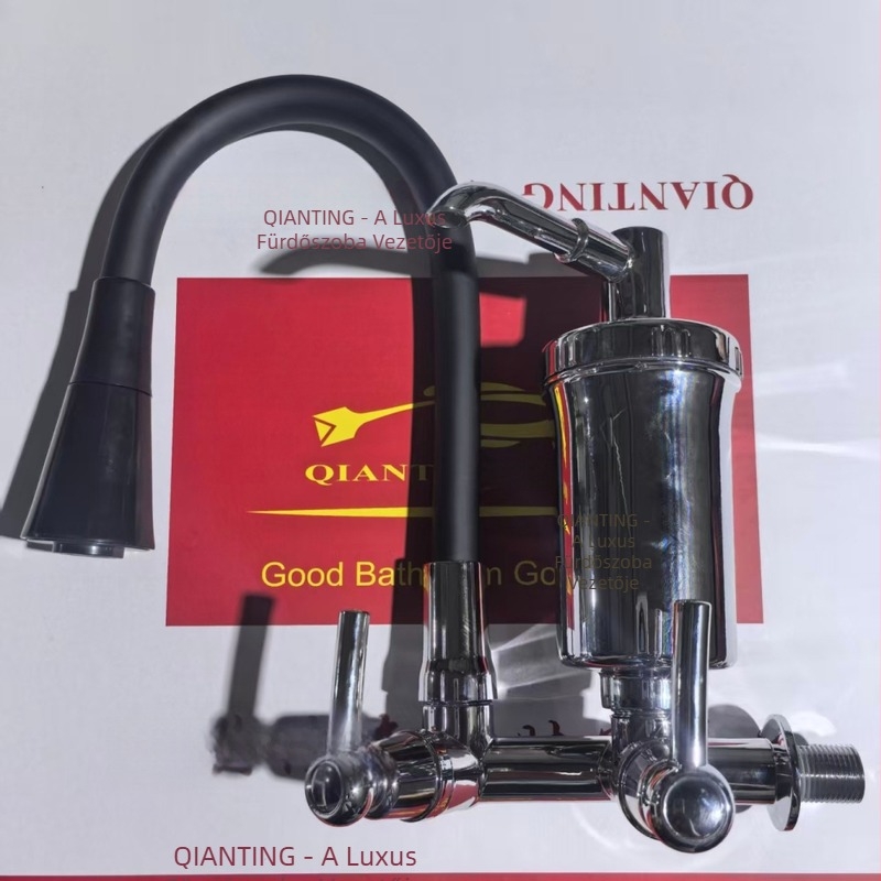 QT9936 konyhai mosogató keverőcsap, falba épített kivitel, ABS anyag, 10–80°C működési tartomány