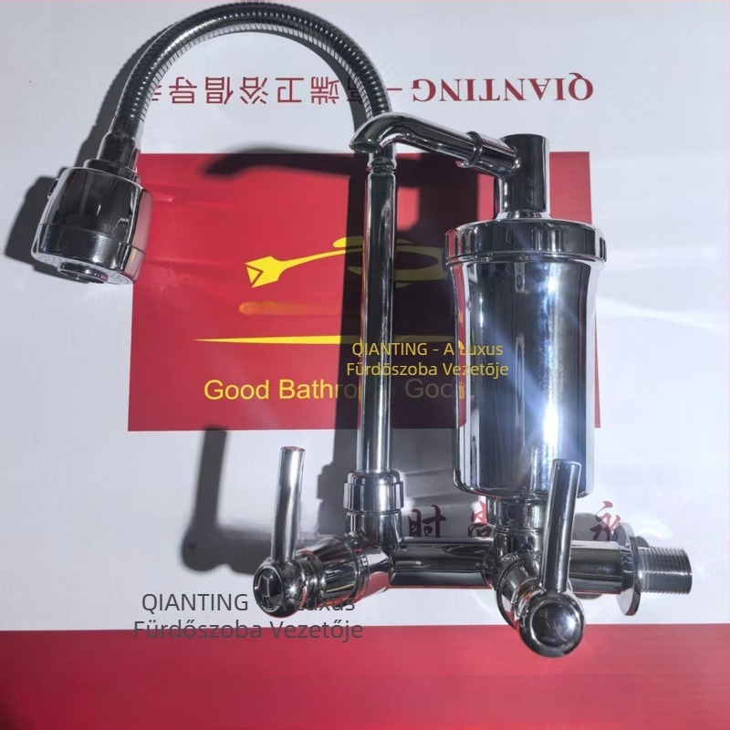 QT9936 konyhai mosogató keverőcsap, falba épített kivitel, ABS anyag, 10–80°C működési tartomány