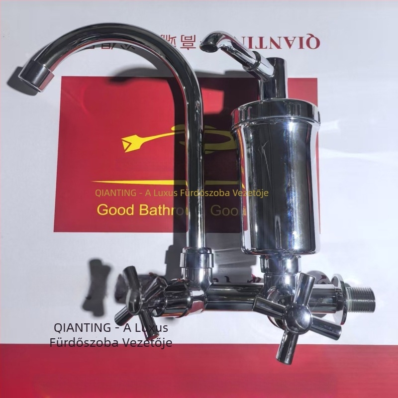 QT9936 konyhai mosogató keverőcsap, falba épített kivitel, ABS anyag, 10–80°C működési tartomány