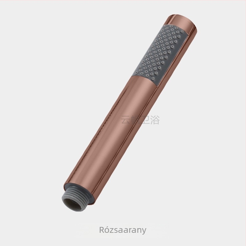 Kézi réz zuhanyfej, hengeres forma, esőfunkció, modell C-117, krómozott felület