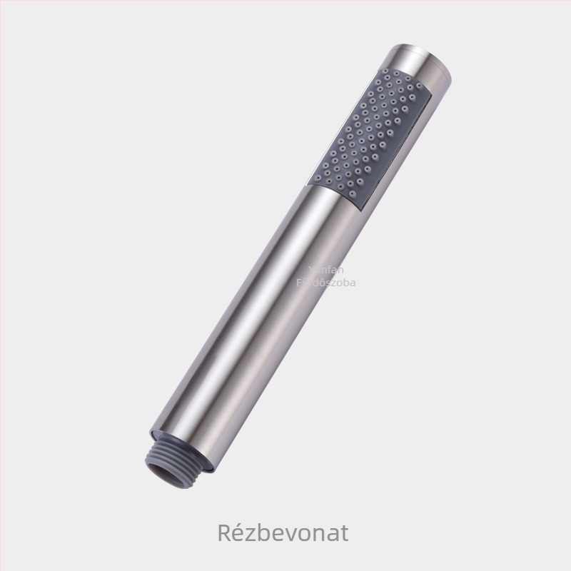 Kézi réz zuhanyfej, hengeres forma, esőfunkció, modell C-117, krómozott felület