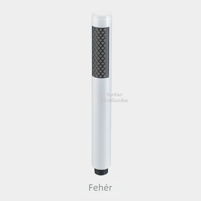 Kézi réz zuhanyfej, hengeres forma, esőfunkció, modell C-117, krómozott felület