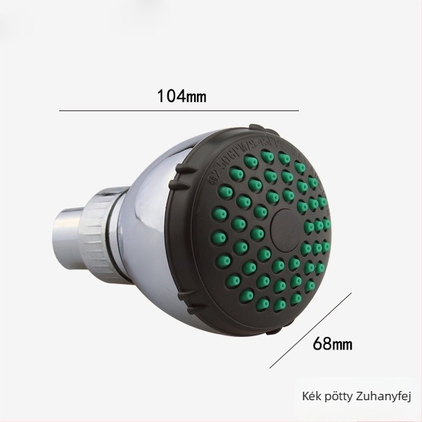 Zuhanyfej, műanyag kivitel, eső funkció, modern minimalista design, modell 4FZTPT