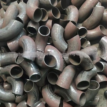 Szénacél hosszú radiussal rendelkező könyök, 90°, fokozatosan csökkenő átmérővel, hegesztett csatlakozás, osztály A.