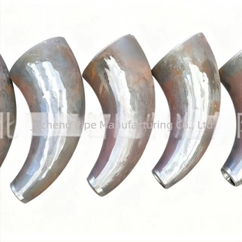 Szénacél hosszú radiussal rendelkező könyök, 90°, fokozatosan csökkenő átmérővel, hegesztett csatlakozás, osztály A.