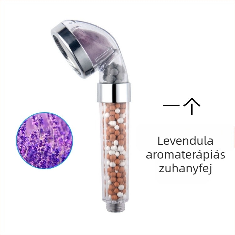 Aromaterápiás zuhanyfej – eső funkció, ABS, menetes szerelés, 0–90°C, 0–6 MPa