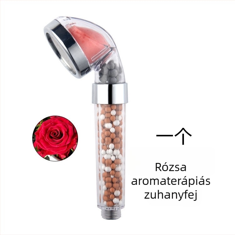 Aromaterápiás zuhanyfej – eső funkció, ABS, menetes szerelés, 0–90°C, 0–6 MPa