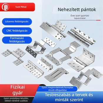 Rejtett rozsdamentes acél zsanér szekrényajtókhoz — különleges formájú, hegesztett felület, modern minimalista stílus