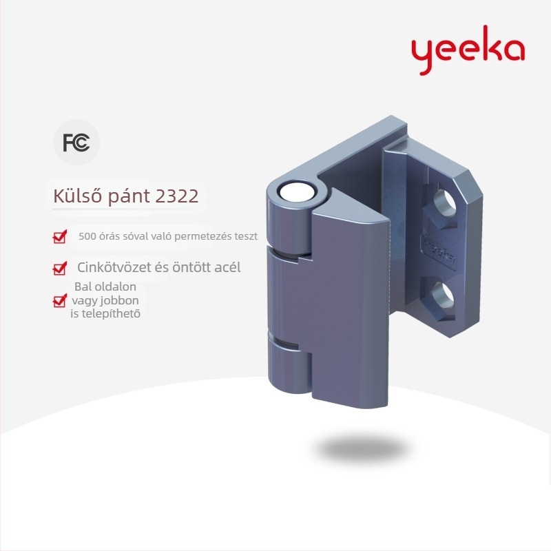 Külső pánt automatizált berendezések szekrényeihez, modell 2322, márka One Card, anyag: cink‑ötvözet