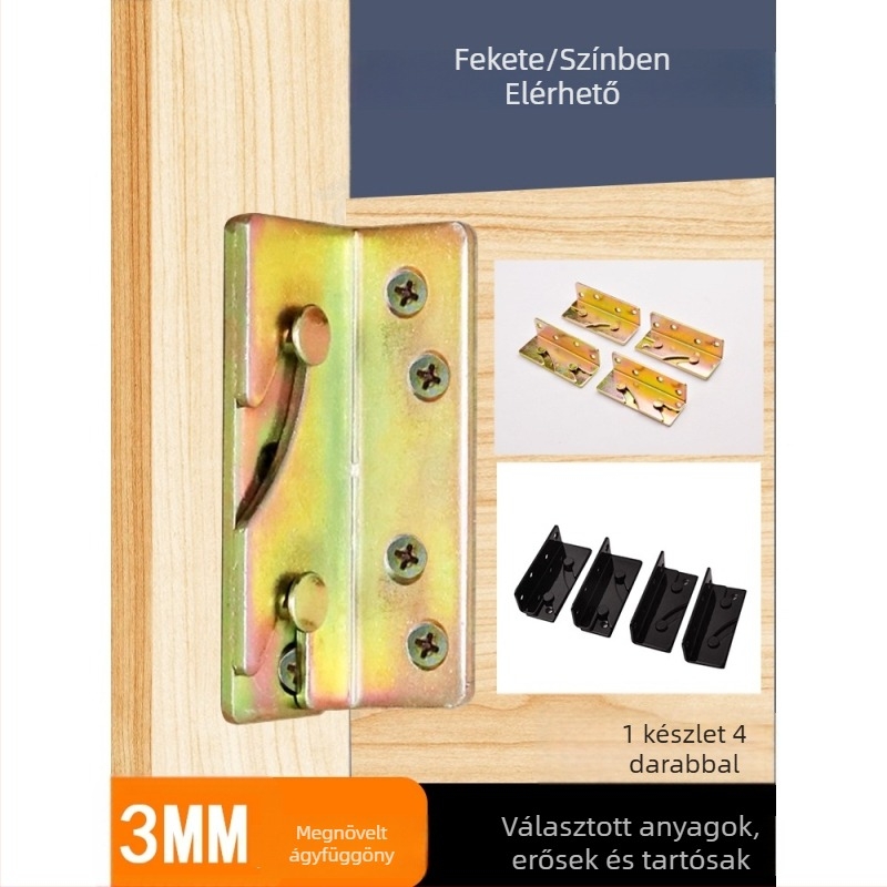 Ágy hardver készlet | Modell: Solid wood bed buckle hardware accessories; Márka: Times Hardware; Stílus: Modern egyszerűség