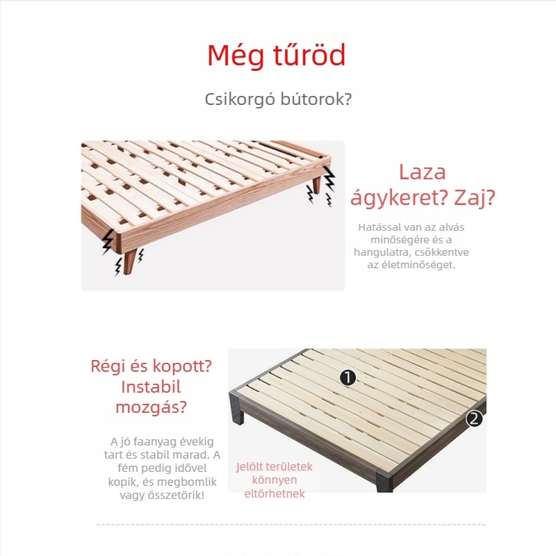 Ágy hardver készlet | Modell: Solid wood bed buckle hardware accessories; Márka: Times Hardware; Stílus: Modern egyszerűség