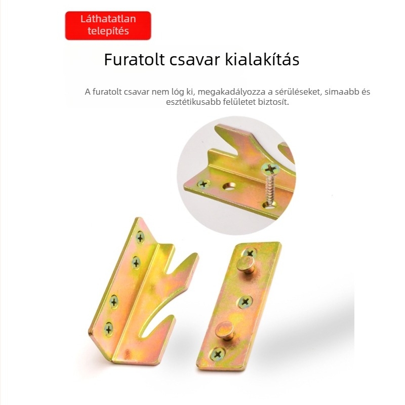 Ágy hardver készlet | Modell: Solid wood bed buckle hardware accessories; Márka: Times Hardware; Stílus: Modern egyszerűség